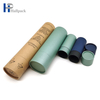 Tubo de papel cilíndrico Tubo exprimidor de papel Kraft dorado Tubos de papel para ropa interior