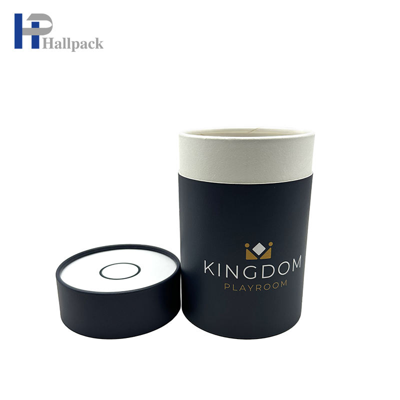 Tubo de papel de embalaje de cilindro de papel de cartón de embalaje redondo de comida personalizada a precio de fábrica