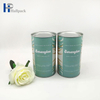 Tubo de papel de té redondo, latas de embalaje, tubo de papel de enlatado de comida con tapa de metal