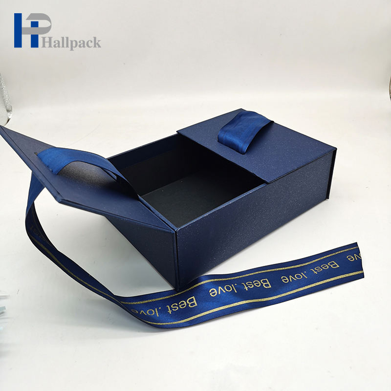 La nueva llegada modificó la caja de regalo modificada para requisitos particulares de la cinta del arco de la caja de papel corrugado del tamaño