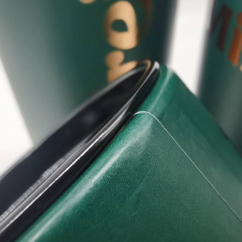 Tubo de papel de empaquetado de la botella de aceite de la esencia del tubo de papel cosmético redondo verde