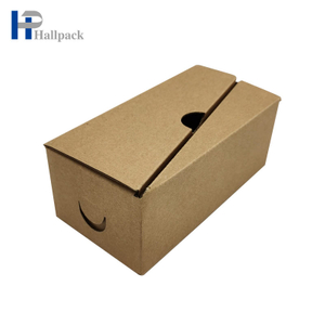 Caja de cartón de embalaje impresa caja de papel corrugado de papel Kraft personalizado