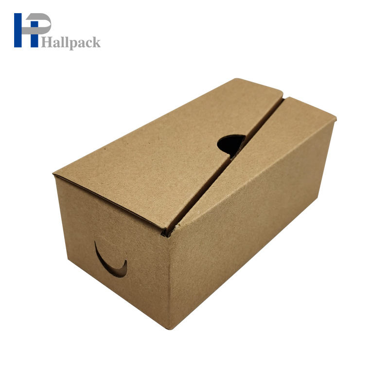 Caja de cartón de embalaje impresa caja de papel corrugado de papel Kraft personalizado