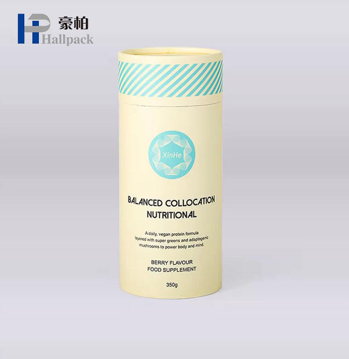 Tubo de papel que empaqueta el envase del cilindro de la cartulina de la categoría alimenticia para el empaquetado de la caja redonda del té