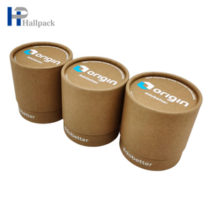 Caja de tubo cilíndrico, lata de papel, tubo de papel fuerte para chocolate