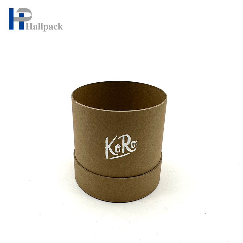 Tubo de cartón Kraft redondo personalizado, embalaje de cartón biodegradable para cosméticos, impresiones artesanales, logotipo, fabricado en fábrica