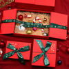 Diseño personalizado Caja de envasado de regalo de Navidad para chocolates galletas joyas de dulces regalo de cumpleaños