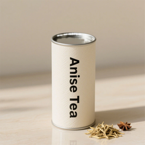 Tubo de paquete de té Tubo de diseño personalizado Embalaje de tubo biodegradable