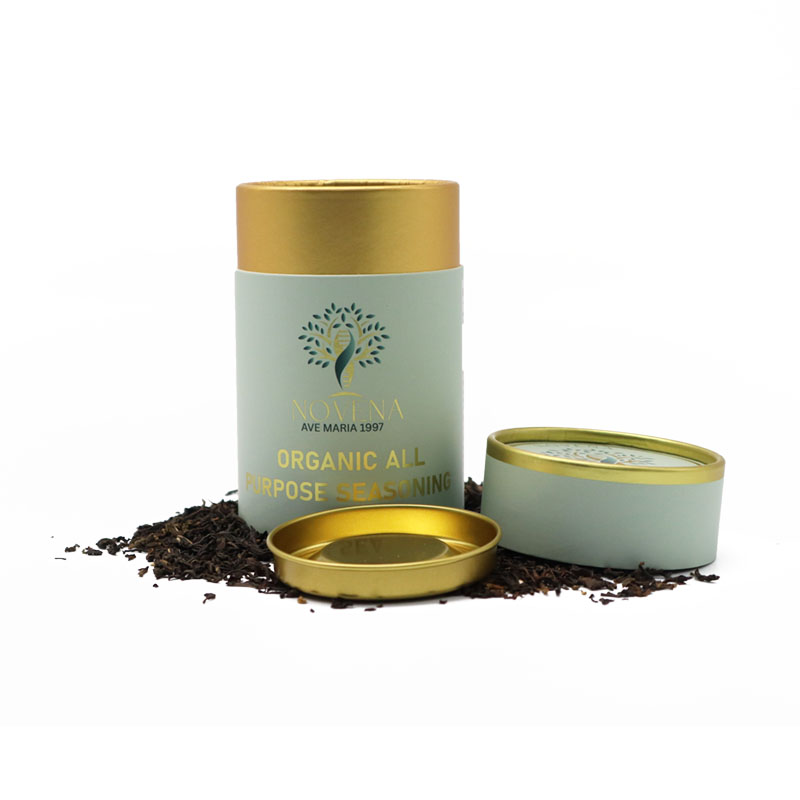 Eco amigable con el tamaño de la caja redonda del tubo del tubo del tubo de té de lata de lata