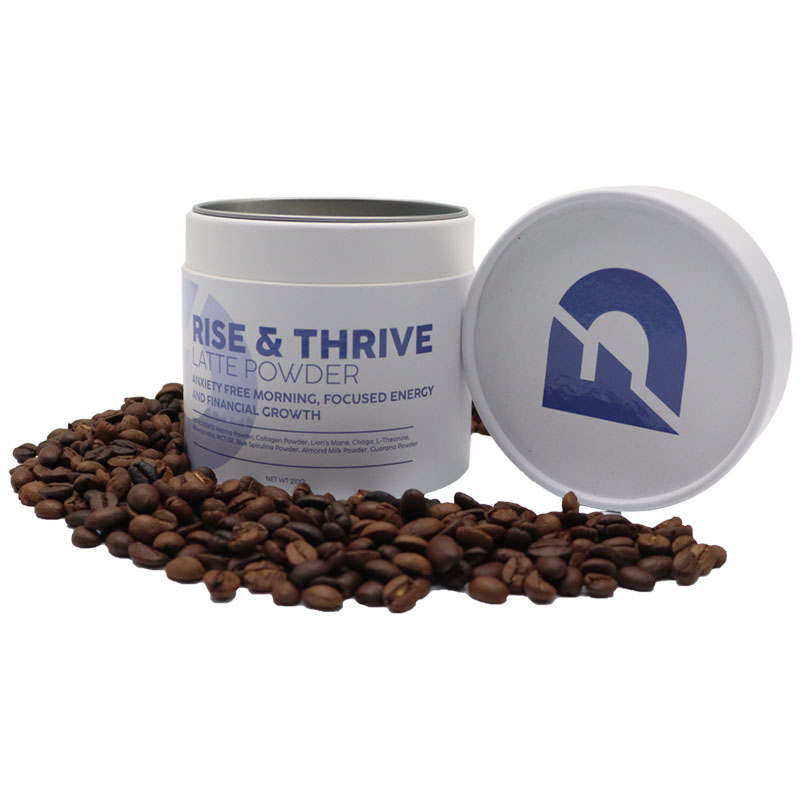 Tubo de envasado de grado de alimentos del logotipo personalizado ecológico para granos de café de té