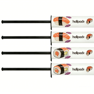 Caja biodegradable del estallido del empuje de la categoría alimenticia del envase de papel del Push-pop del sushi