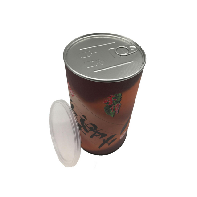 El bote de papel de empaquetado del té modifica la caja del cilindro de la categoría alimenticia de empaquetado del tubo de papel redondo para requisitos particulares del café