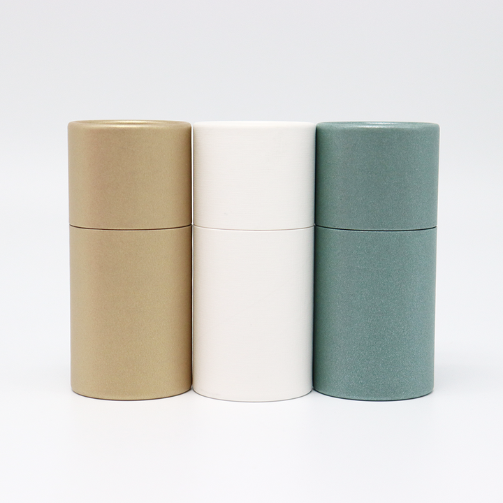 Embalaje de ropa ecológico, caja cilíndrica de cartón, tubo de papel con ventana para camisetas, ropa interior, calcetines, toalla