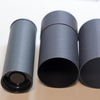 Empaquetado biodegradable del tubo del papel del cilindro del negro de la base del tubo del papel del arte de alta calidad