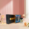 Crema facial Perfume Laminación mate y relieve Estructura rígida Lujosa caja de regalo de joyería de cartón y cuero de primera calidad