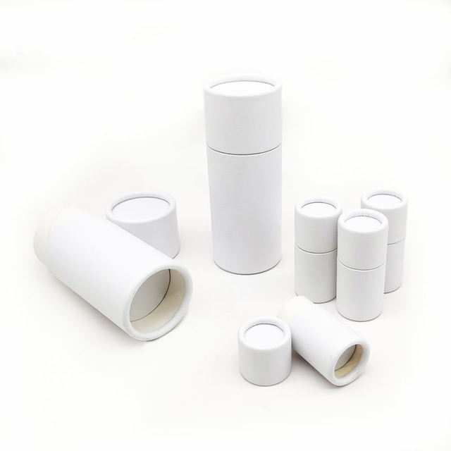 Tubos blancos vendedores calientes del protector labial del tubo del papel del desodorante de 2oz ECO con precio bajo