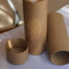 Tubo fuerte de la caja de papel de Brown Eco Kraft para enviar por correo y enviar el tubo de papel de embalaje para la agricultura
