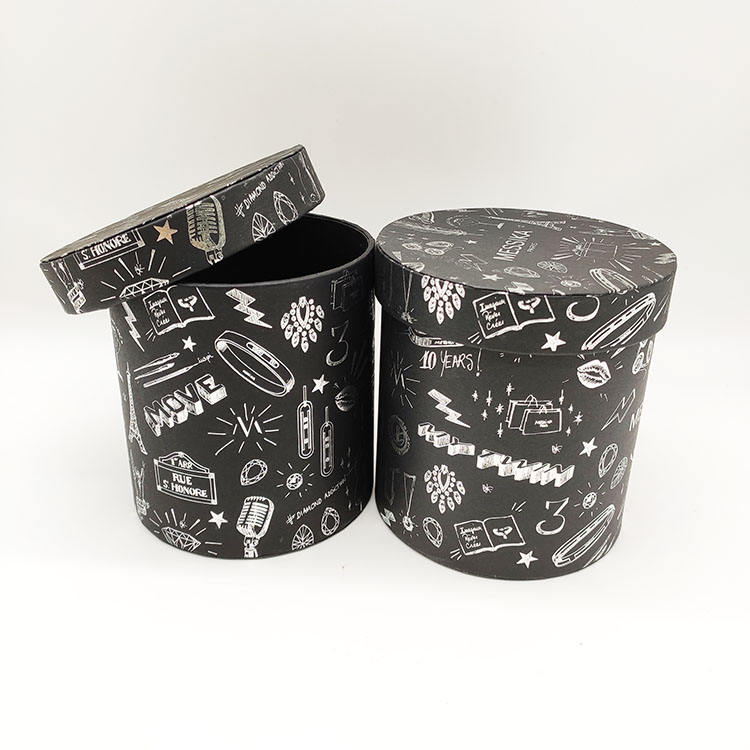 Embalaje de tubo de latas de papel de cilindro redondo