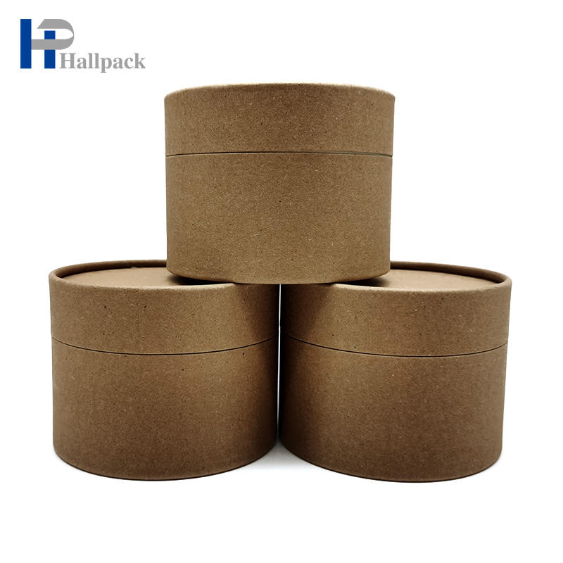 Personalizar el tubo de cartón decorativo del tubo de cartón de papel Kraft del sello de embalaje biodegradable para requisitos particulares