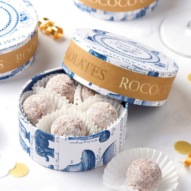 Embalaje de cartón de tubo redondo de tubo de papel abierto plano de alta calidad para embalaje de chocolate, pastel, caja de galletas