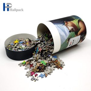 Rompecabezas de tubo de papel de color, tubo de cilindro de papel de embalaje para juguete