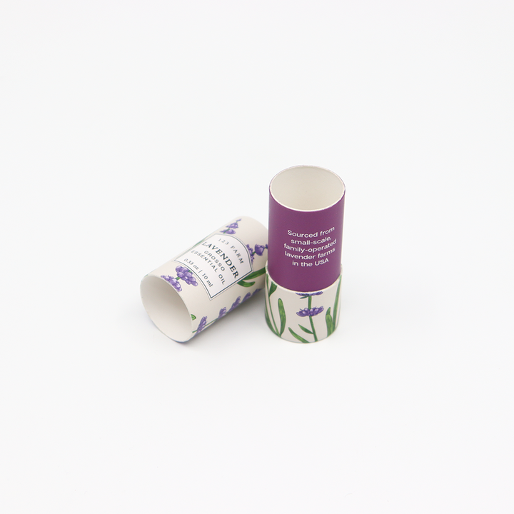 Embalaje cosmético personalizado de alta calidad, caja cilíndrica de cartón, tubo de papel, embalaje para perfume, esmalte de uñas, aceite esencial