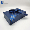 Caja de embalaje de cinta azul de lujo para Perfume, Cajas de Regalo personalizadas para té, lápiz labial, cerveza, pelucas de pestañas, herramientas