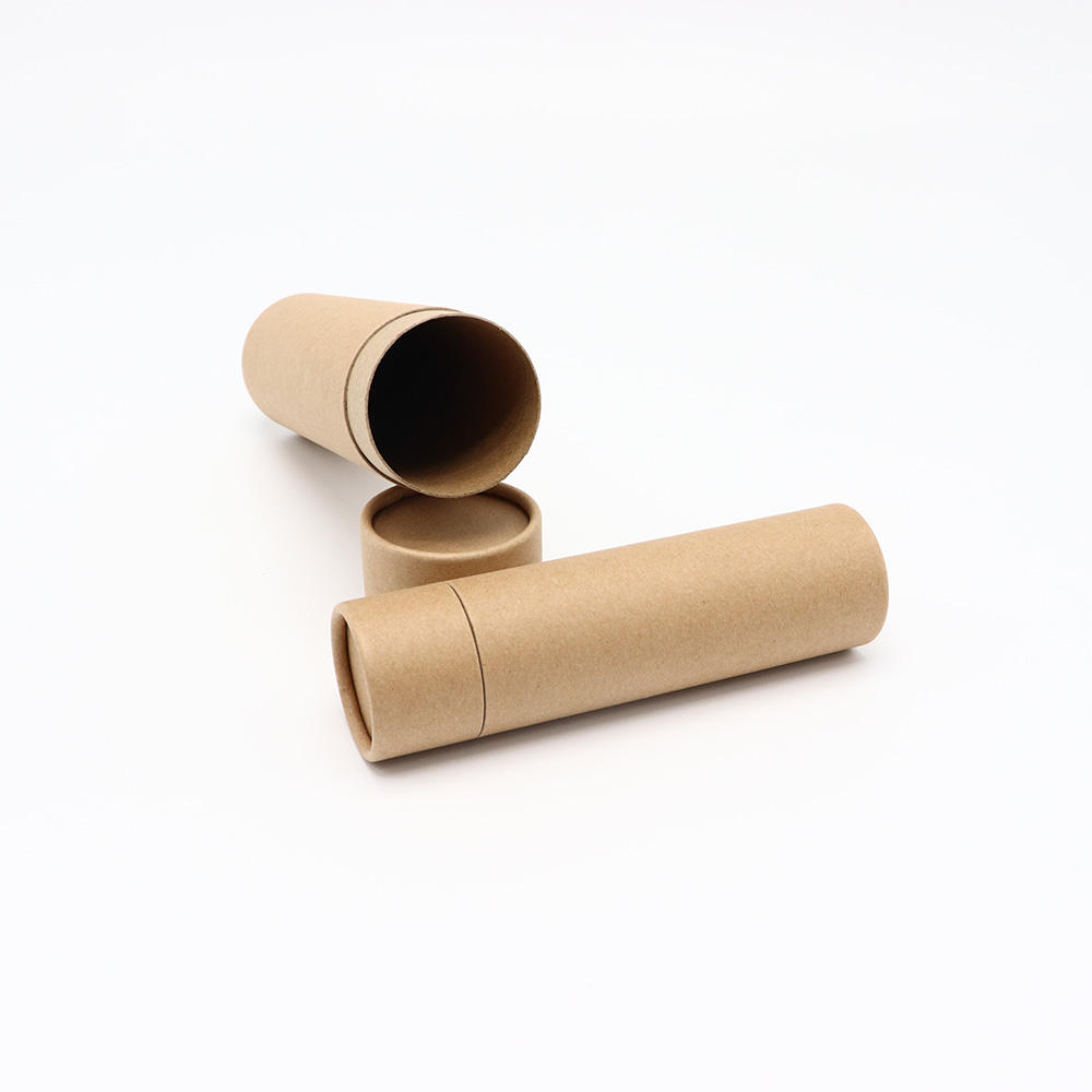 El papel biodegradable puede enrollar los tubos de papel Tubos sin imprimir del papel de Brown Kraft