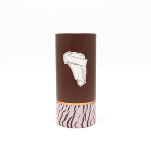 Tablero de papel Kraft mate biodegradable personalizado, tubo de papel redondo, toalla, ropa interior, bufanda de seda, embalaje de tubo de papel de regalo