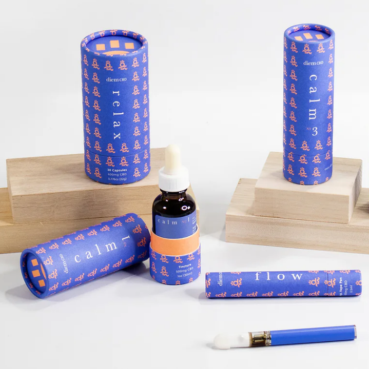 Tubo 100% reciclado de la caja redonda de la cartulina del tubo del papel del té de Kraft de la cartulina del cilindro