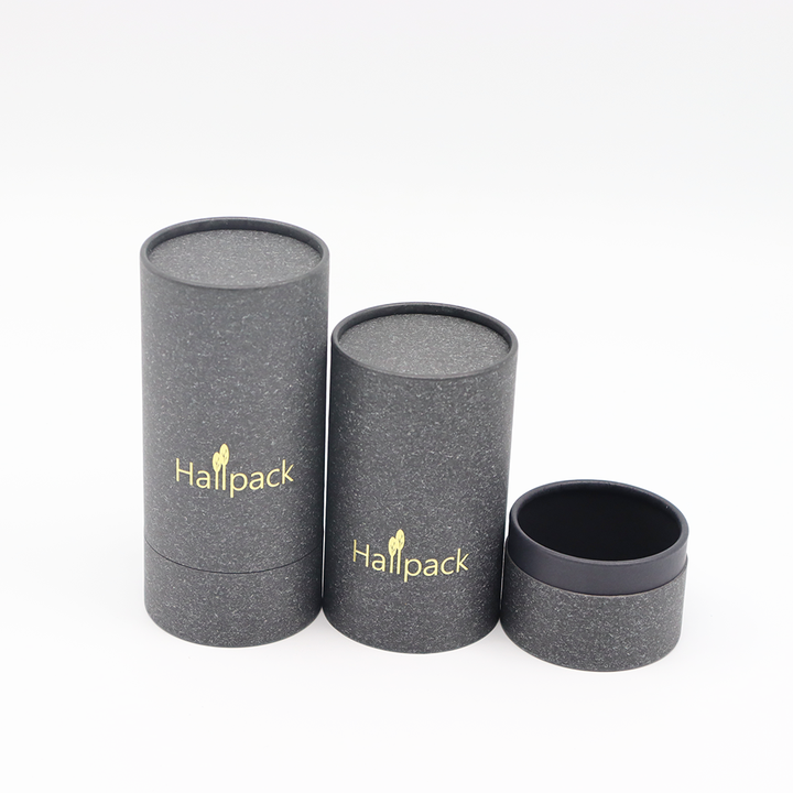 Embalaje de belleza personalizado respetuoso con el medio ambiente, caja cilíndrica de cartón, embalaje de tubos de papel para herramientas de corte de pelo, conjunto de herramientas de maquillaje