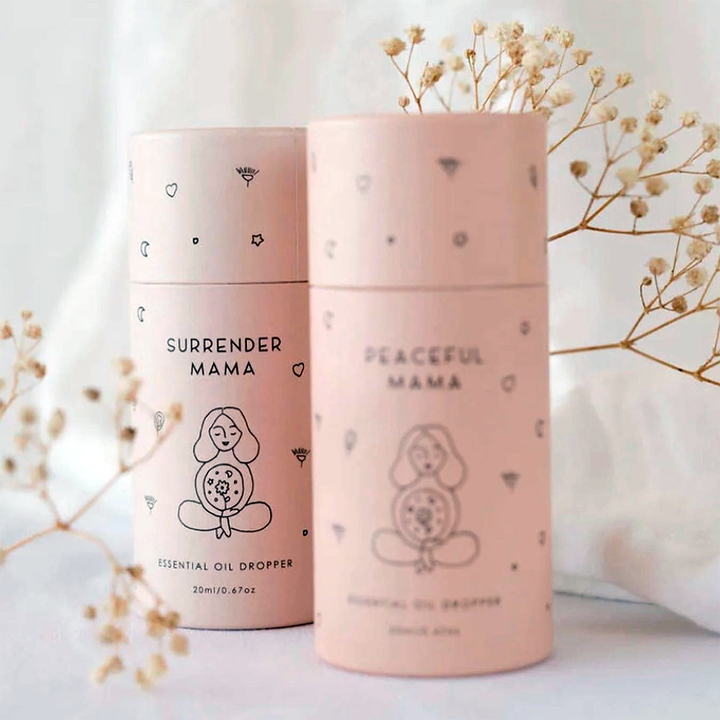 Tubo de papel biodegradable de alta calidad, tubo cilíndrico redondo, tubo de embalaje personalizado para velas y aceites esenciales