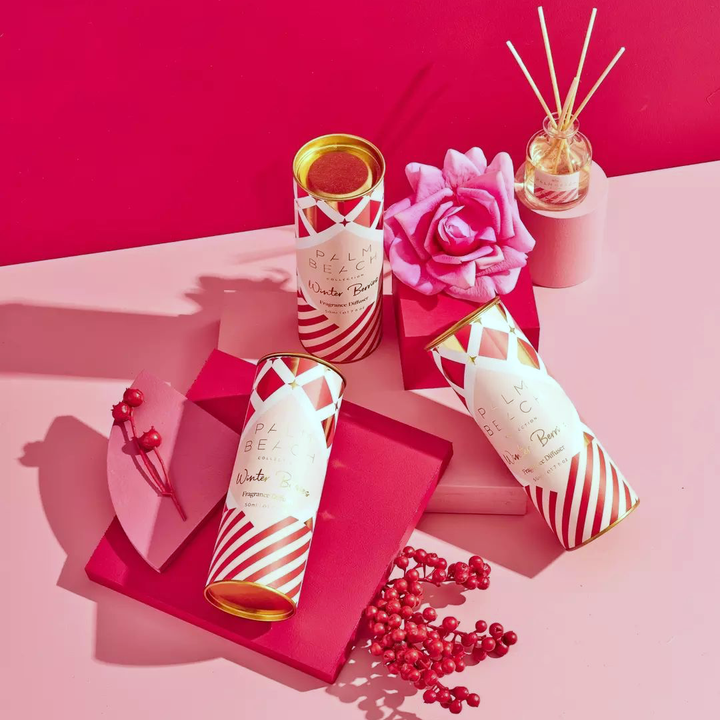 Hallpack-Embalaje de tubo biodegradable hecho a mano para difusor, caja de tubo redondo ecológico, cilindro de cartón para botella de Perfume