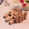 Tubo de papel desodorante Kraft reciclado de alta calidad para barra de loción, tubo de papel personalizado para barra de labios, tubo de bálsamo labial de papel personalizado
