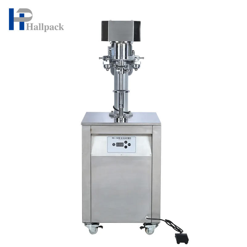 Máquina de sellado vertical de latas automática de sellador de nuevos productos de China