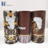 Cilindro de ropa biodegradable que empaqueta el tubo redondo de papel artesanal personalizado