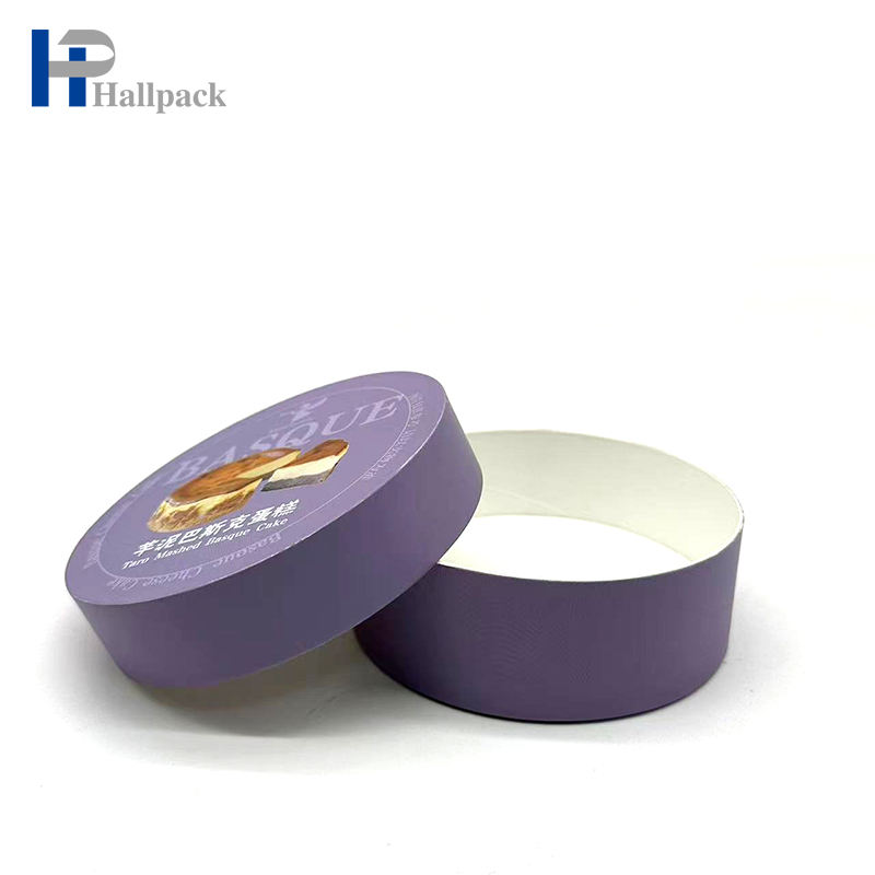 Tubo de papel de embalaje de pastel redondo biodegradable de calidad alimentaria del fabricante