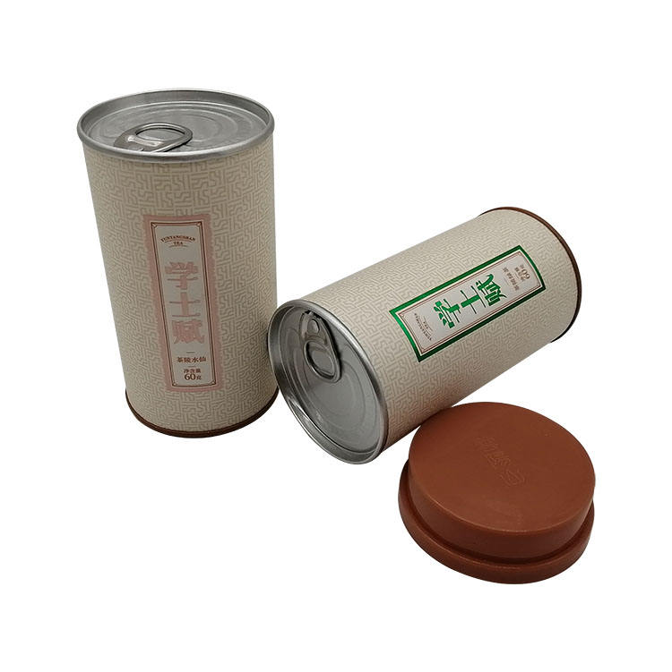 Embalaje de cilindro de cartón de tubo kraft, cajas personalizadas, venta directa de fábrica