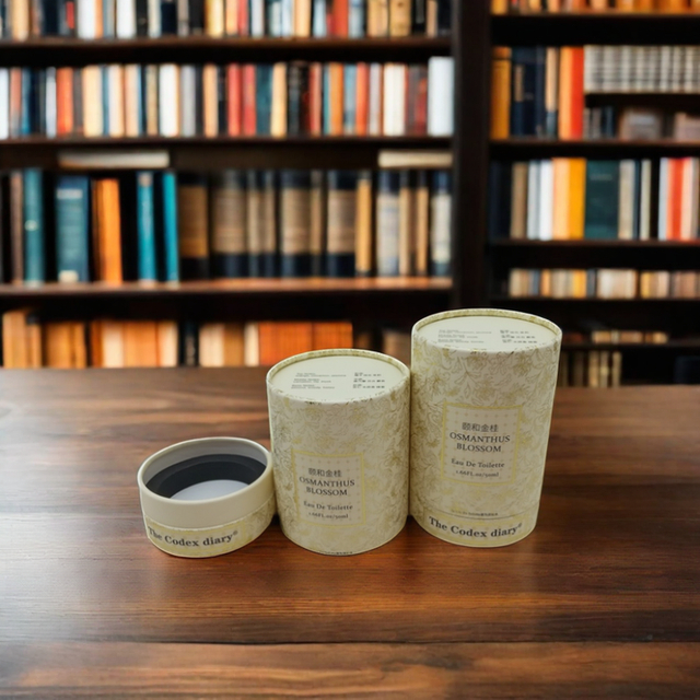 Caja de empaquetado del cilindro impreso de la categoría alimenticia Logotipo rígido personalizado Café Té Cartón Tubos redondos del papel del arte