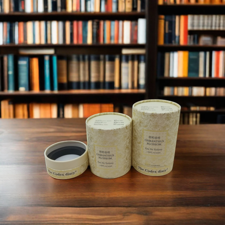 Caja de empaquetado del cilindro impreso de la categoría alimenticia Logotipo rígido personalizado Café Té Cartón Tubos redondos del papel del arte