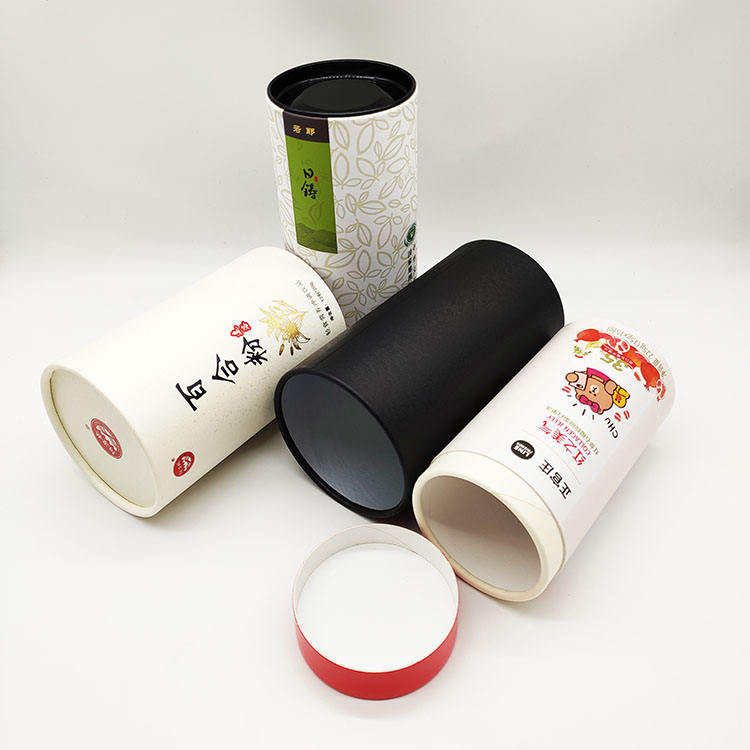 Tubos de papel de embalaje biodegradables de tubo redondo de venta directa de fábrica de productos de salud