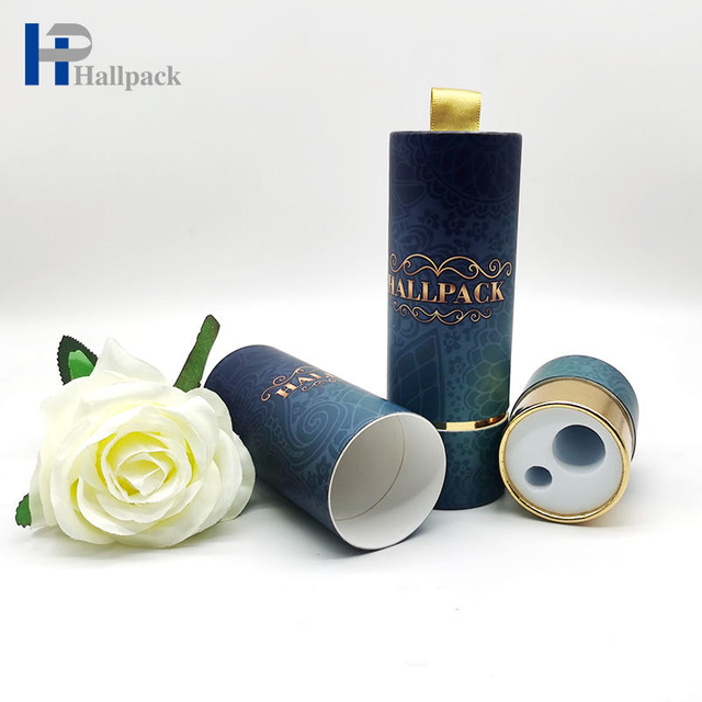 Tubo cosmético a todo color amistoso del papel de la botella de aceite esencial del tubo del papel de impresión de Eco