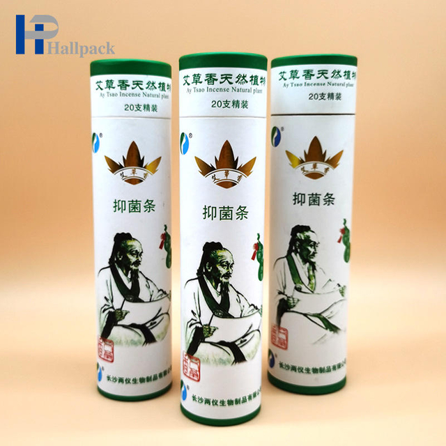 Tubos de envío de tubo de papel con núcleo de cigarro Kraft de cilindro largo redondo de cartón