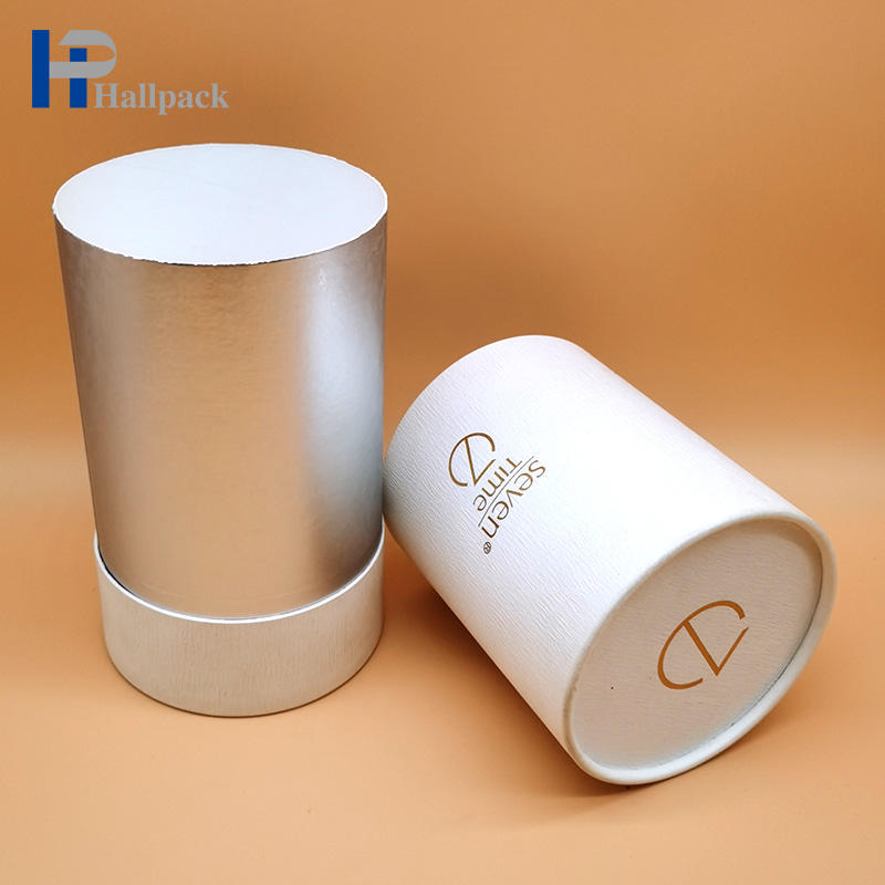 Empaquetado reciclable del tubo del papel de los cosméticos de los tubos de la base del papel de Kraft