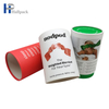 Cartón Kraft personalizado y tubo de papel especial, embalaje cilíndrico redondo para perfumes y camisetas, artesanía hecha a mano con superficie en relieve
