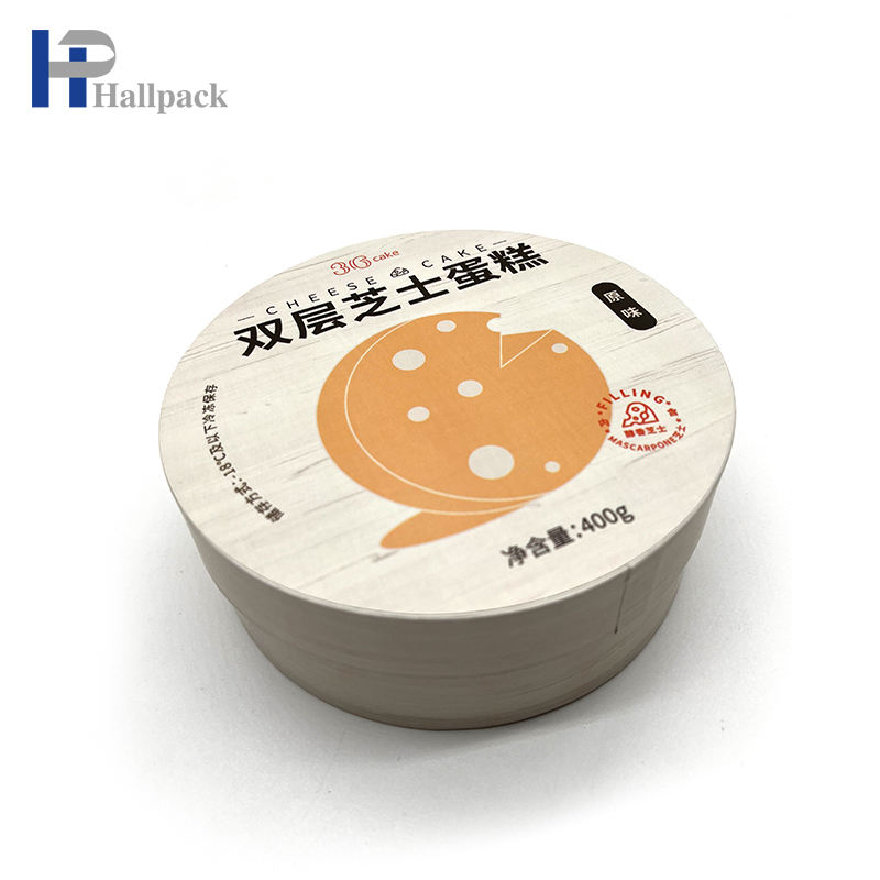 Tubo de papel que hace el tubo de papel de la tapa de papel redonda de la torta de la impresión de la fuente