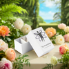 Caja de regalo de dulces de boda pequeña de lujo, caja rígida con brillo, laminación mate de lámina dorada y manejo de impresión que desaparece
