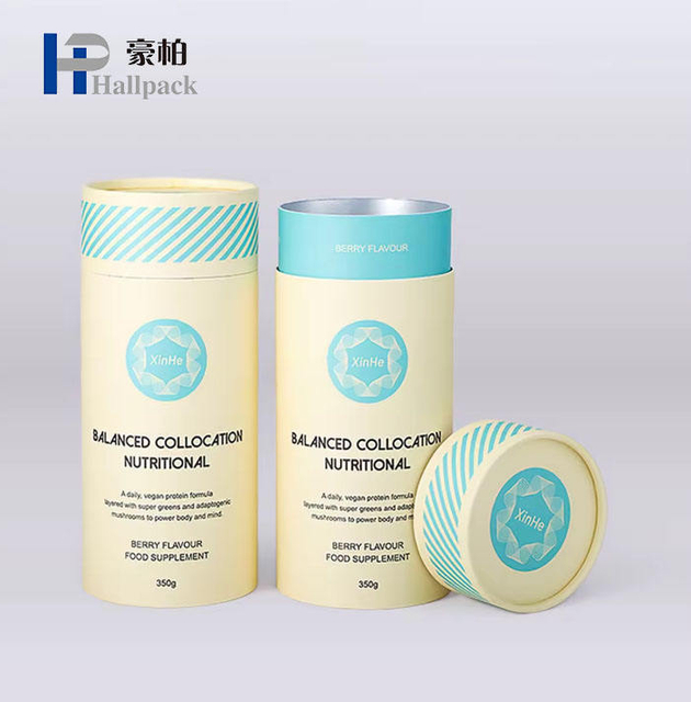 Tubo de papel que empaqueta el envase del cilindro de la cartulina de la categoría alimenticia para el empaquetado de la caja redonda del té