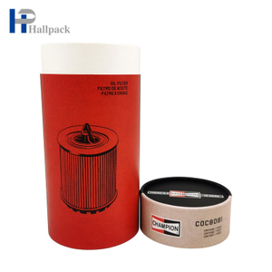 Tubo largo del papel de la taza de vacío de los envases del tubo del incienso del color rojo