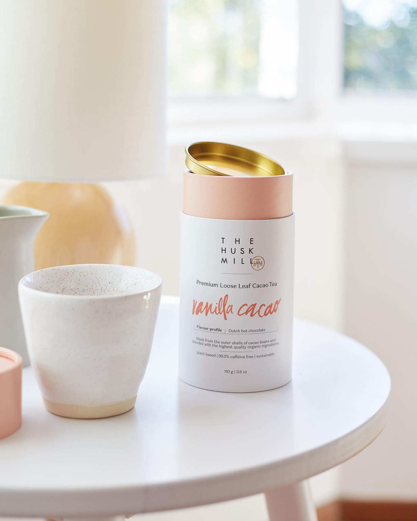 Tubo de papel biodegradable de alta calidad, tubo cilíndrico redondo, embalaje para té y café, cilindro de té